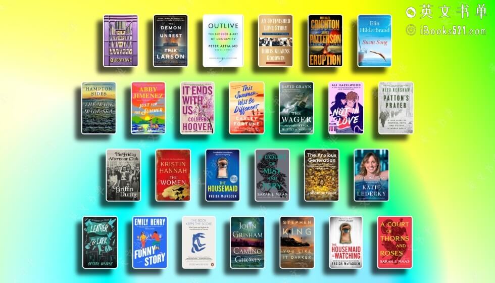 纽约时报畅销榜单 | The New York Times Best Sellers June 30, 2024