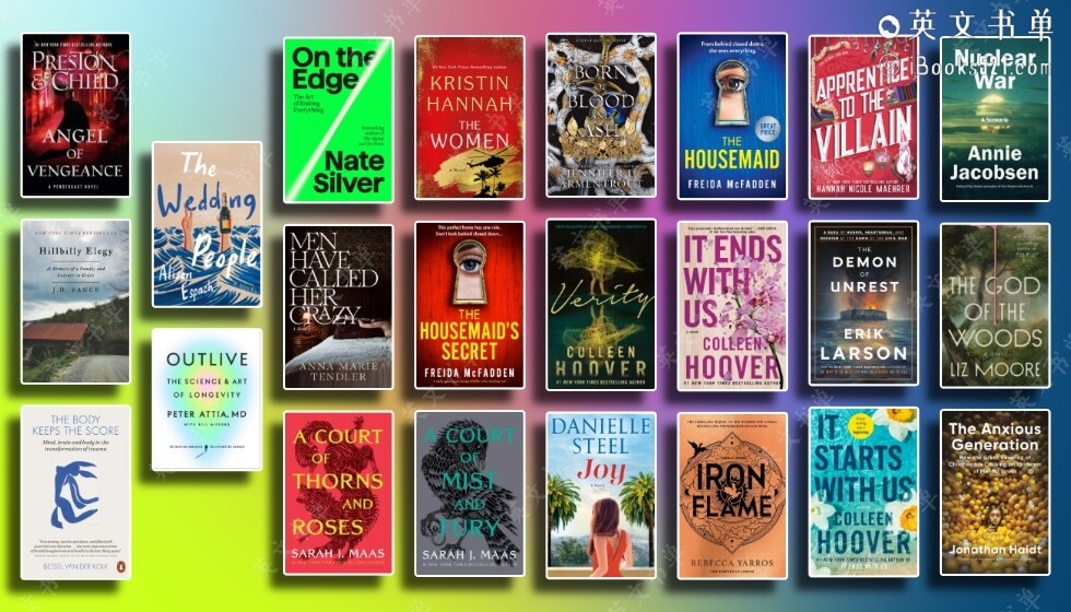 纽约时报畅销榜单 – The New York Times Best Sellers: September 1, 2024