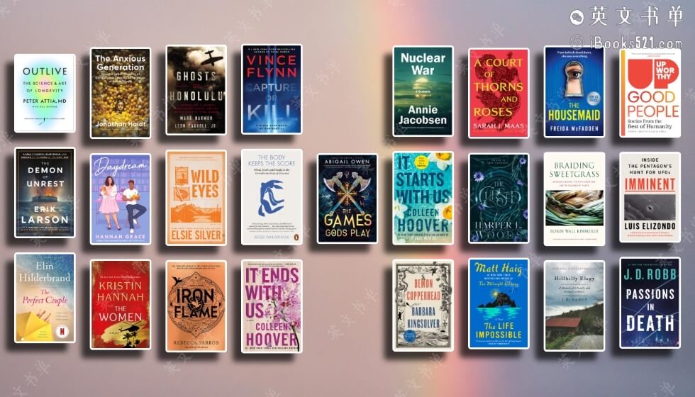 纽约时报畅销榜单 – The New York Times Best Sellers: September 22, 2024