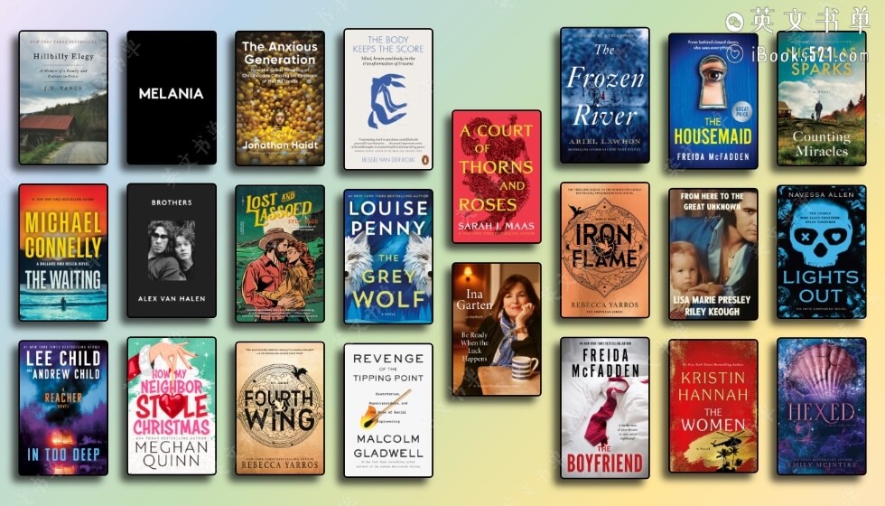 纽约时报畅销榜单 – The New York Times Best Sellers: November 24, 2024